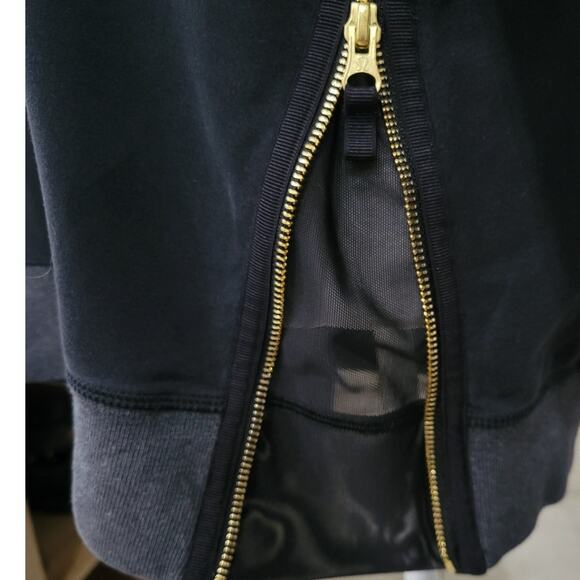 Lululemon Future Varsity Pullover Women’s 4/6 Black Sweatshirt Zip Side Athletic - Picture 12 of 13